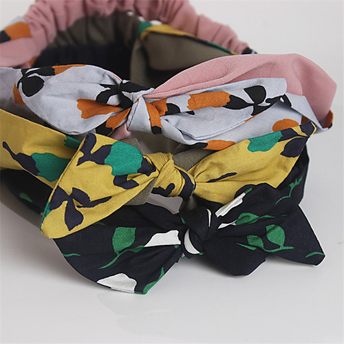 

Cotton Fabric Headbands with Printing 1 Piece Daily Wear Headpiece