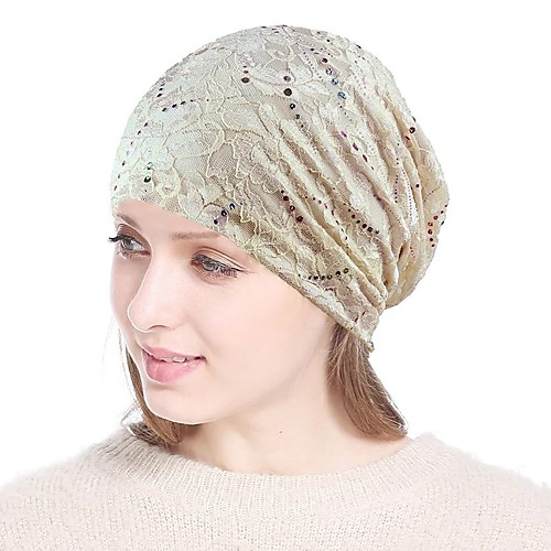 

Lace / Rhinestone Headwear / Headdress with Glitter / Sided Hollow Out 1 Piece Wedding / Party / Evening Headpiece