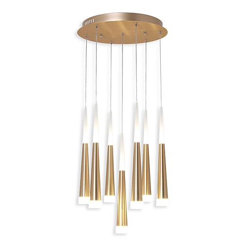 

Ecolight™ 7-Light Цилиндр / шишка / Оригинальные Подвесные лампы Рассеянное освещение Анодирование Электропокрытие Алюминий Акрил Творчество, Регулируется 110-120Вольт / 220-240Вольт