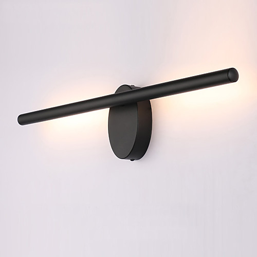 

современные черные металлические настенные светильники 55 см 8w привели зеркало лампы освещения ванной комнаты ac85-265v