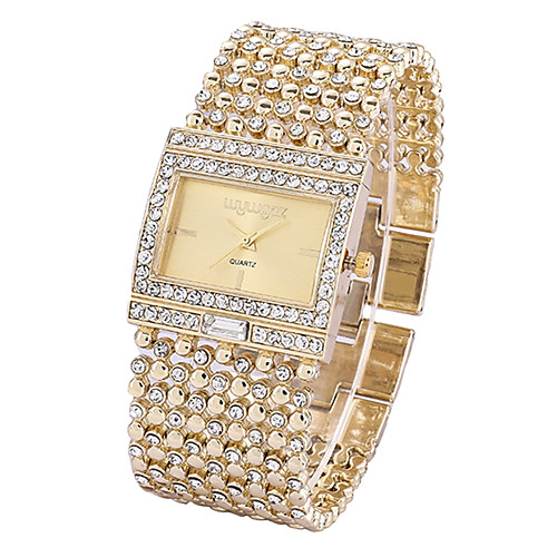 

Жен. Наручные часы Diamond Watch золотые часы Японский Кварцевый Нержавеющая сталь Серебристый металл / Золотистый Секундомер Светящийся Повседневные часы Аналоговый Дамы Блестящие Элегантный стиль -
