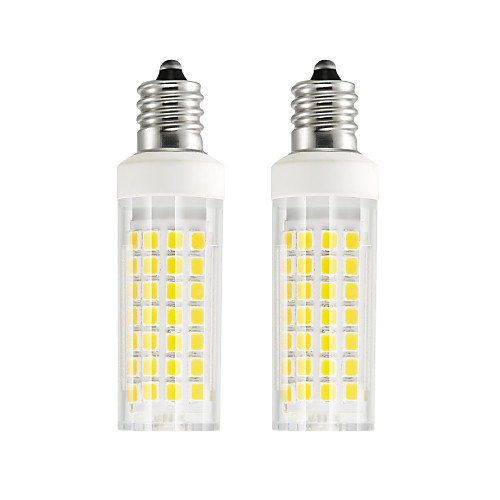 

2pcs 6 W LED лампы типа Корн 750 lm E12 T 88 Светодиодные бусины SMD 2835 Тёплый белый Холодный белый 85-265 V