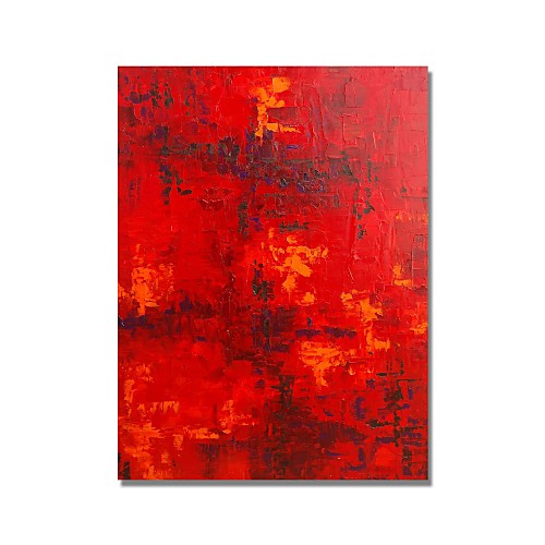 

Oil Painting Hand Painted - Abstract Modern Stretched Canvas
