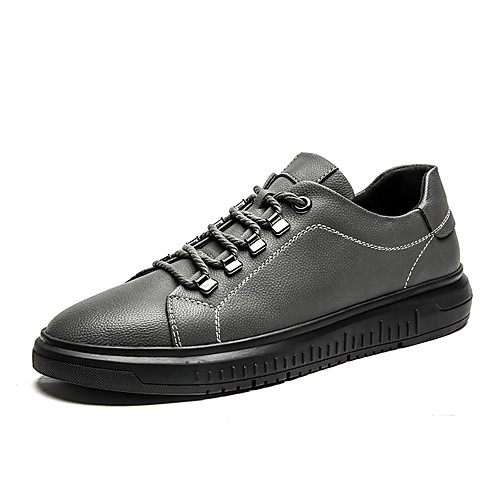 

Men's Cowhide Fall / Spring & Summer Casual / British Oxfords Breathable Black / Gray