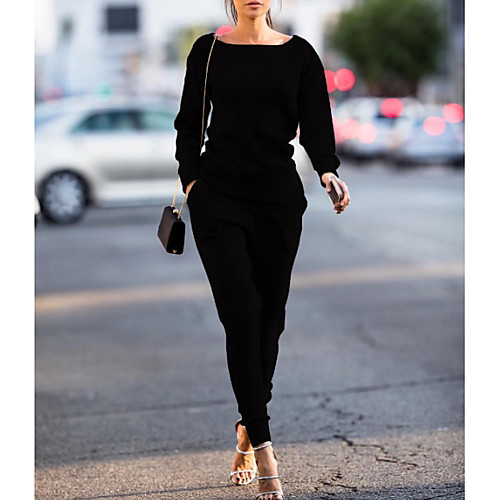 

Жен. Толстовка Брюки Однотонный