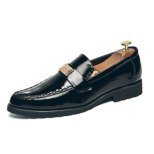 

Men's Formal Shoes PU Spring & Summer / Fall & Winter Casual / British Loafers & Slip-Ons Black