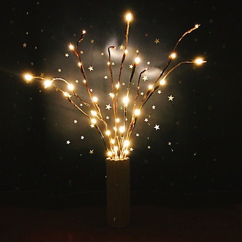 

светодиодные ивы филиал лампы цветочные огни 20 лампочек домашняя рождественская вечеринка декор
