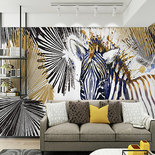 

3d зебра животных арт-деко росписи обоев холст настенные покрытия