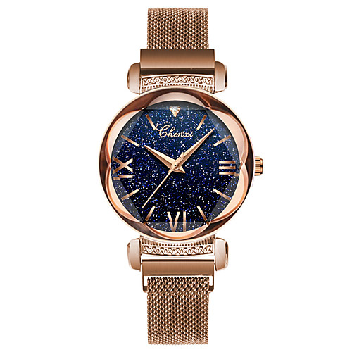 

Women's Wrist Watch Japanese Quartz Stainless Steel Black / Blue / Purple 30 m Chronograph New Design Luminous Analog Ladies Bangle Elegant - Purple Blue Rose Gold Two Years Battery Life