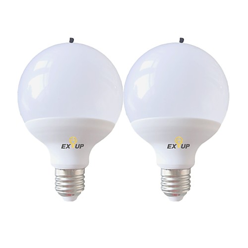 

EXUP 2pcs 15 W 1400 lm E26 / E27 Круглые LED лампы G95 24 Светодиодные бусины SMD 2835 Очистка воздуха Анионная лампа, воздушный ионизатор, генератор отрицательных ионов Тёплый белый Холодный белый
