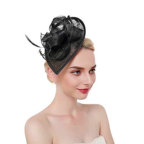 

Тюль / Перья Fascinators / Аксессуары для волос / Головные уборы с Пух 1 шт. Вечеринка / ужин / Работа / Свадьба Заставка