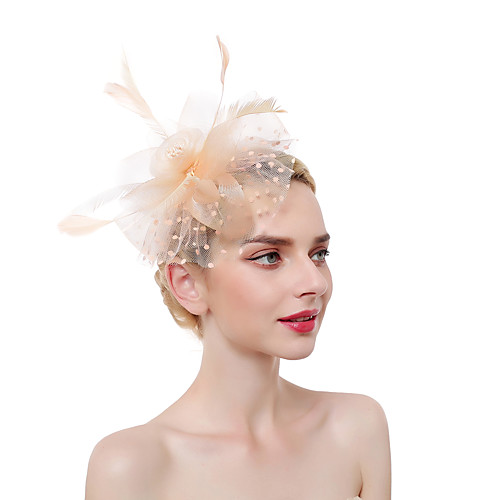 

Тюль / Перья Fascinators / Аксессуары для волос / Головные уборы с Пух 1 шт. Вечеринка / ужин / Работа / Свадьба Заставка