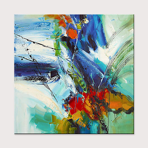 

Oil Painting Hand Painted - Abstract Modern Rolled Canvas