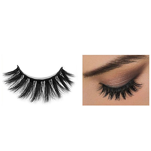 

Eyelash Extensions 2 pcs Handmade 3D Thick Soft Beauty Cute Animal wool eyelash Party Birthday Daily Wear Full Strip Lashes Crisscross Natural Long - Makeup Daily Makeup Sexy High Quality Cosmetic