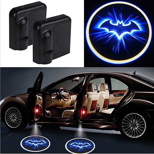 

2шт беспроводная дверь автомобиля привело лазерный проектор тень света автомобиль-стиль автомобиля интерьер лампа свет