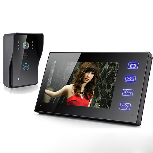 

Беспроводной 7-дюймовый ЖК-экран с сенсорным экраном домофон видео дверь домофон домашний монитор камеры безопасности
