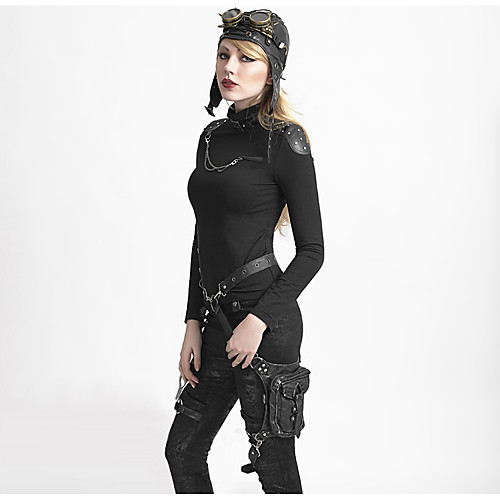 

Cosplay Vintage Steampunk Bag Men's Women's Costume Black Vintage Cosplay