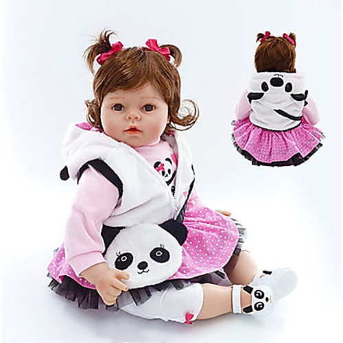 фото Npkcollection npk doll куклы реборн кукла для девочек девочки 20 дюймовый как живой подарок искусственная имплантация коричневые глаза детские девочки игрушки подарок lightinthebox