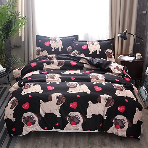 

Duvet Cover Sets Cartoon Polyster Reactive Print 3 PieceBedding Sets