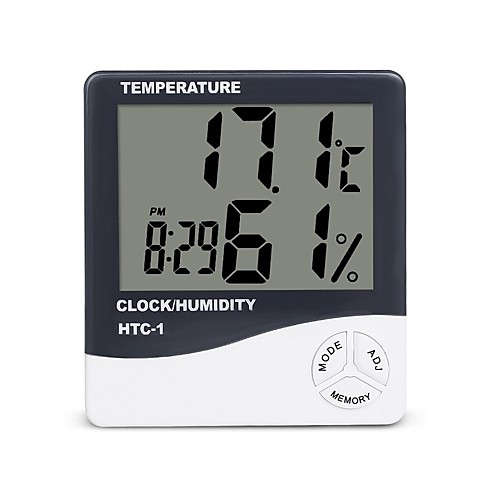 

в помещении комната жк-электронный измеритель температуры влажность цифровой термометр гигрометр метеостанция будильник
