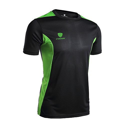 

FANNAI Men's Running T-Shirt Workout Shirt Running Shirt Crew Neck Running Fitness Gym Workout Lightweight Breathable Quick Dry Sportswear Dot Plus Size Tee / T-shirt Short Sleeve Activewear