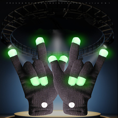 

LED освещение LED перчатки Finger Lights Классика Осветительные приборы С открытыми подушечками пальцев Праздник Взрослые Все Игрушки Подарок