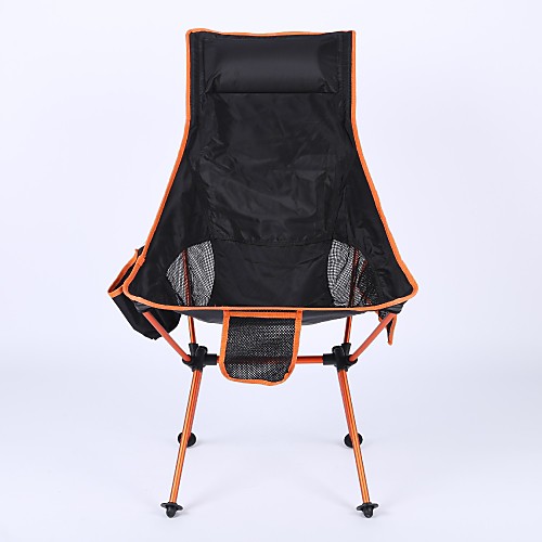 фото Складное туристическое кресло с боковым карманом высокая спина с подголовником многофункциональный компактность ультралегкий (ul) складной сетка 7075 алюминиевый сплав для 1 человек / удобный Lightinthebox