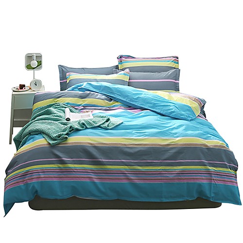 

Пододеяльник наборы Stripes / Рябь 100% хлопок С принтом 4 предметаBedding Sets