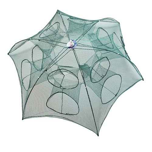 

Складной зонт рыболовный краб ловушка для креветок 0.65 m Нейлон 33 mm Портативные / Прост в применении