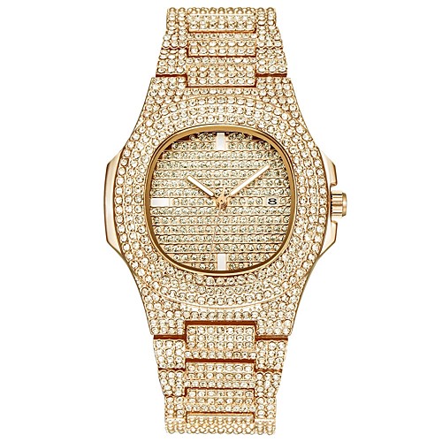 

Men's Wrist Watch Quartz Silver / Gold / Rose Gold Calendar / date / day Casual Watch Analog Casual - Gold Silver Rose Gold