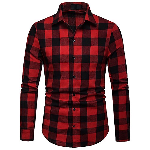 

Men's Daily Slim Shirt - Geometric Blue / Long Sleeve