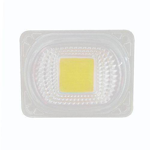 

1шт 50 Вт 220 В початок светодиодный чип с линзой для diy прожектор белый теплый белый