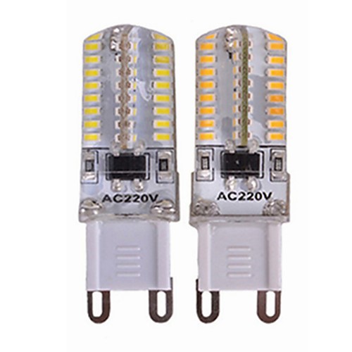 

SENCART 4шт 3.5 W 450 lm G9 Двухштырьковые LED лампы T 64 Светодиодные бусины SMD 3014 Новый дизайн Декоративная Тёплый белый Белый 110-240 V