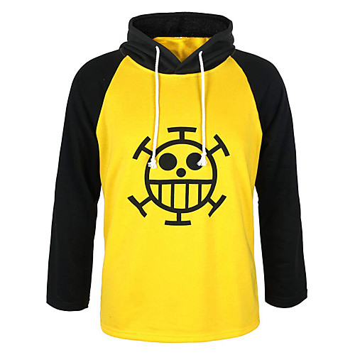 фото Вдохновлен one piece trafalgar law аниме косплэй костюмы японский косплей толстовки неприменимо толстовка назначение универсальные Lightinthebox