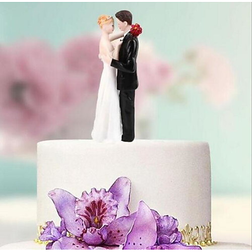 

Cake Topper Holiday / Wedding / Family Love / Classic Couple ABS Resin Wedding / Birthday with Color Block 1 pcs Cardboard Box