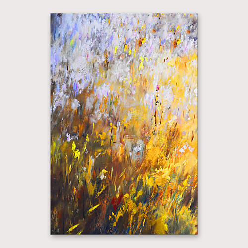 

Oil Painting Hand Painted - Abstract Modern Stretched Canvas
