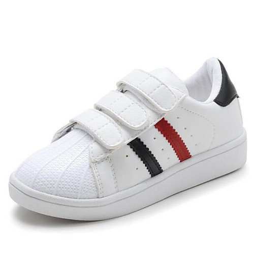 

Boys' Comfort PU Sneakers Toddler(9m-4ys) / Little Kids(4-7ys) / Big Kids(7years ) White / Black / Black / Red Fall