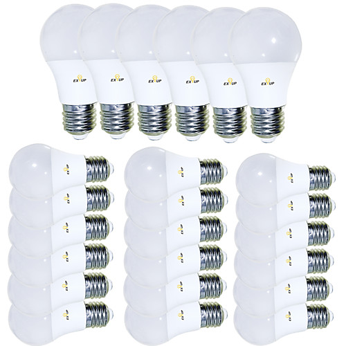 

EXUP 24pcs 5 W Круглые LED лампы 450 lm E26 / E27 15 Светодиодные бусины SMD 2835 Творчество обожаемый Cool Тёплый белый 85-265 V