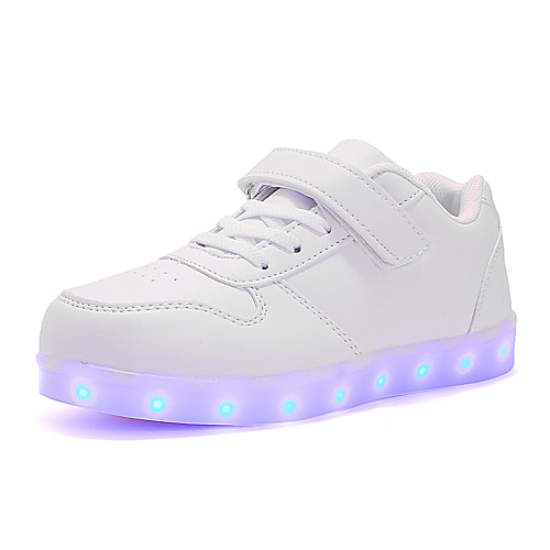 

Девочки LED / Обувь с подсветкой Полиуретан Кеды Маленькие дети (4-7 лет) / Большие дети (7 лет ) LED Белый / Красный / Синий Осень