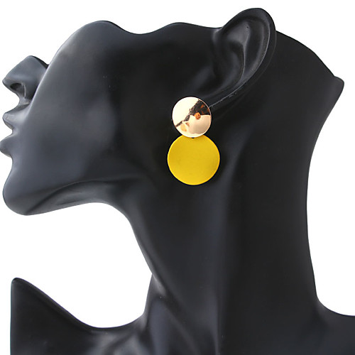 

Women's Earrings Classic Mini Earrings Jewelry Yellow For Christmas Party Anniversary Carnival Festival 1 Pair