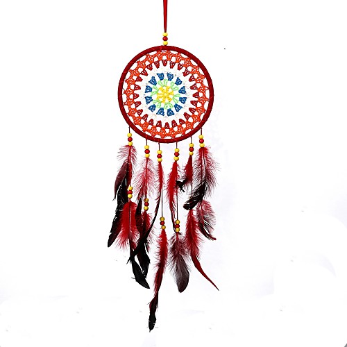 

Handmade Dream Catchers With Feather Traditional Wall Hangings Decoration