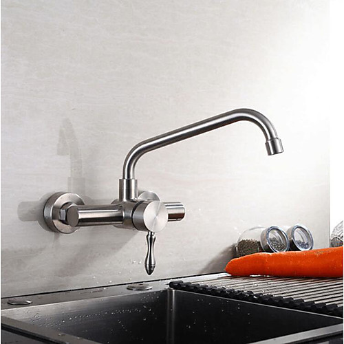 

Kitchen faucet - Single Handle Two Holes Standard Spout Contemporary Kitchen Taps