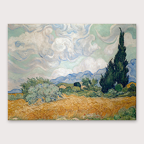 

Oil Painting Hand Painted - Abstract Modern Stretched Canvas