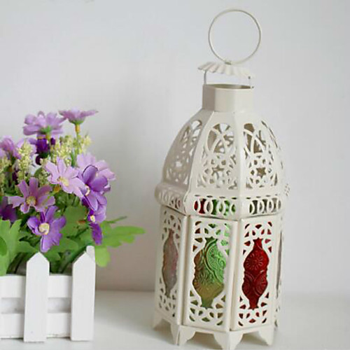 

в европейском стиле свадебные украшения ремесленные подарки ретро tieyi марокко красочный фонарь подсвечник