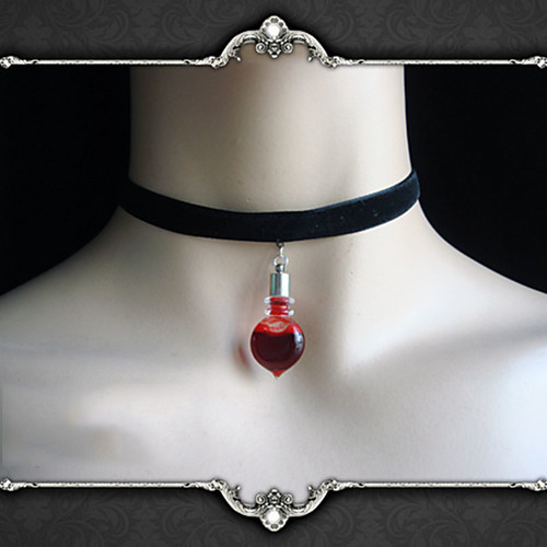 фото Vampire dracula ожерелья с подвесками камни готика стекло сплав назначение для вечеринок маскарад муж. и жен. бижутерия / 1 ожерелье / подвеска 1pc Lightinthebox