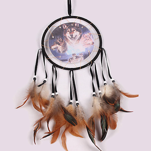 

Handmade Dream Catchers With Feather Bohemia India Style Wall Decoration