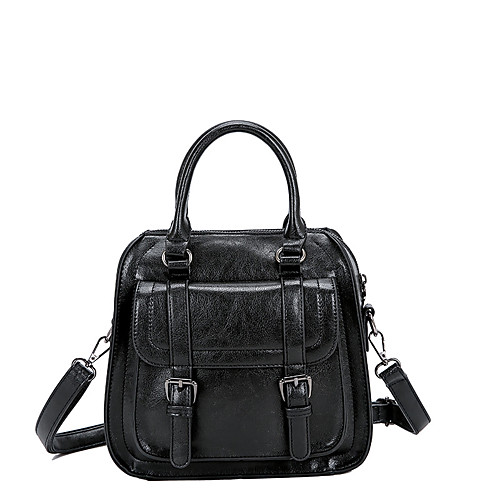 

Women's PU Tote Solid Color Black / Brown / Blue