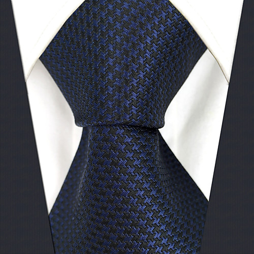 

Men's Party / Work / Basic Necktie - Jacquard / Solid Colored