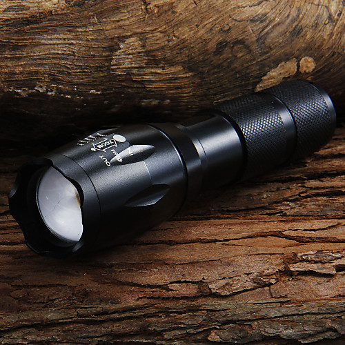 

UltraFire LED Flashlights LED Flashlights / Torch 1600 lm LED LED 7 Emitters 5 Mode with Battery and Charger Zoomable Adjustable Focus Camping / Hiking / Caving Everyday Use Cycling / Bike Black