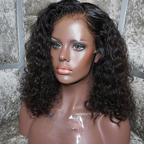 

Remy Human Hair 360 Frontal Lace Front Wig Deep Parting Rihanna style Brazilian Hair Curly Natural Wig 130% 150% 180% Density with Baby Hair Adjustable Heat Resistant Best Quality Thick Women's
